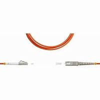 Патч-корд оптический LANMASTER, LSZH, симплексный, LC/PC-SC/PC, MM 50/125, 1.5 м | код LAN-LC-SC/OM2-1.5 | LANMASTER