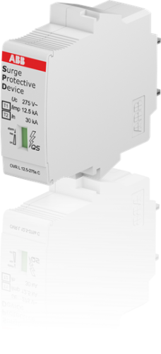 Ограничитель перенапряжения УЗИП OVR T1-T2 12.5-275s C QS картридж | код 2CTB815710R2600| ABB 