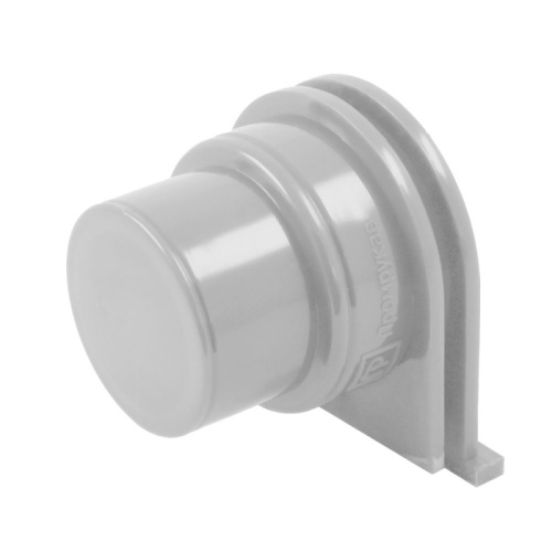 Переходник универсальный на гофрированную трубу серый (50шт/1000шт уп/кор) Промрукав | код PR13.0320 | ПРОМРУКАВ