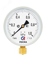 Манометр общетехнический радиальный ТМ-610Р.05 0 .6MPa G 1/2 кл.1.5 | код 8084 | РОСМА