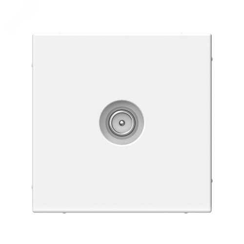 Розетка телевизионная оконечная TV ArtGallery 1дБ механизм бел. | код GAL000191 | Systeme Electric