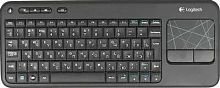 Клавиатура Logitech K400 черный USB беспроводная Multimedia Touch (920-007145) | код 1968804 | Logitech