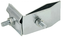 Дер. пр. кр. 6-10мм фальца угл. h=70мм нерж. сталь IEK | код ZDP80-20-2-16-70 | IEK