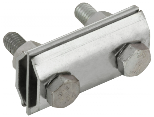 Заж. соед. двойн. сквозной пр.-пр. 8мм нерж. сталь IEK | код ZCC84-20-1-08 | IEK