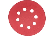 Круги абразивные шлифовальные перфорированные на ворсовой основе под ''липучку'' (Р400, 125 мм, 5шт), Profi | код 85-627 | CUTOP