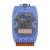 I-7188D/512 CR Embedded Controller with seven segment Display, developing tool kit, MiniOS7, With 512 k | код 00-01162844 | ICP DAS