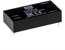 Источник питания DC-DC, 20Вт, вход 12В (9…18В) DC, потребление без/под нагр. 10мА/1950мА, выход 12В/1670мА, КПД 89%, ёмкостная нагр. макс. 1200мкф, изоляция 4000В AC, в корпусе 50.8х25.4х12мм, -40…+90С | код MDS20A-12 | MeanWell