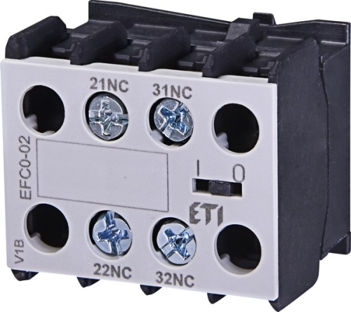 Блок-контакт EFC0-02 (2NC) | код 004641522 | ETI