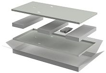 Комплект стенок боковых LINEA E 600мм шкафа 42U сер. | код LE35-42UX6-X | ITK