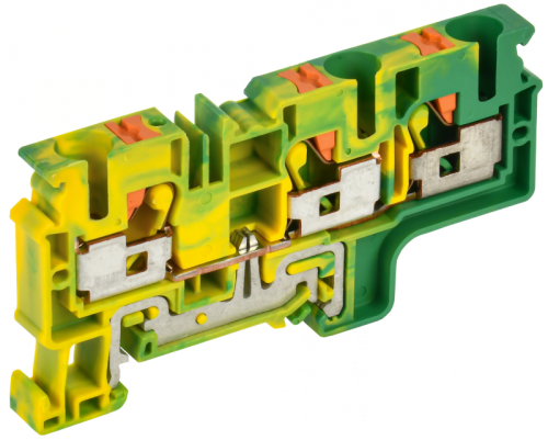 Колодка клеммная CP-MC-PEN земля 3 вывода 10мм2 IEK | код YCT22-03-3-K52-010 | IEK