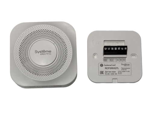 Датчик влажности, температуры, качества воздуха комнатный Comf RS-485 ~220В | код RCFSRHQTL | Systeme Electric фото 3