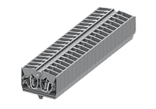 254317 Клемма TB 1-1 проходная фронт. подключение с защелк.ножками, сеч. 2.5мм2, жёлто-зел., шт | код 254317 | SUPU