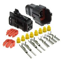 Разъём авт. соединитель RUICHI 7041-1.8-21/11, 12/ 24 (DC) В | код 108337 | Ruichi