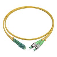 Cabeus FOP(d)-9-FC/APC-LC/APC-25m Шнур оптический duplex FC/APC-LC/APC 9/125 sm 25м LSZH | код 8270c | Cabeus