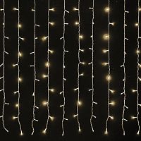 Электрогирлянда уличная ЗОЛОТАЯ СКАЗКА Занавес , 304 LED, 2х2 м, теплый белый, контроллер | код 591301 | ЗОЛОТАЯ СКАЗКА