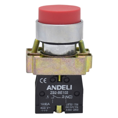 Кнопка XB2-BL41 без подсветки зеленый 1НО (ANDELI) | код ADL10-038 | ANDELI Кнопка XB2-BL41 без подсветки зеленый 1НО (ANDELI) | код ADL10-038 | ANDELI