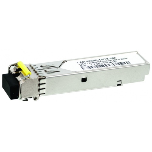 Модуль SFP WDM 1.25G, 1550nm / 1310nm, 20 km, LC, промышленный, DDM, Cisco | код LAN-WDMi-15/13-20-SM | LANMASTER