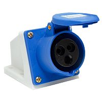 Розетка стационарная AM-123 32A 220V~250V 2P+E IP44 (ANDELI) | код ADL13-016 | ANDELI