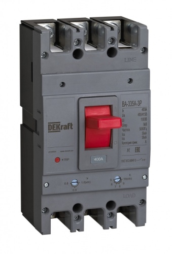 Силовой авт. выкл. 3P 500A 50кА ВА-335А | код 28135DEK | DEKraft Силовой авт. выкл. 3P 500A 50кА ВА-335А | код 28135DEK | DEKraft