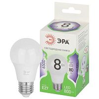 Лампа светодиодная LED 8 Вт 800Лм 6500К груша холодный E27 220-240В LED A60-8W-865-E27 Green Line | код Б0067142 | ЭРА