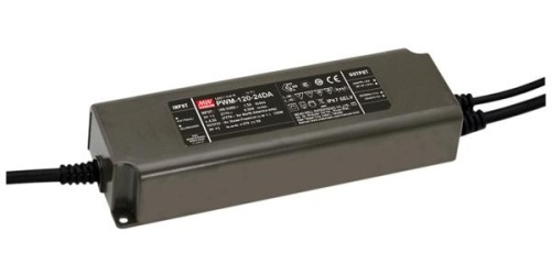 Источник питания AC-DC, 120Вт, ККМ, IP67, вход 90…305В AC, 47…63Гц, выход 12В/10А, изоляция 3750В AC, в кожухе 191х63х37.5мм, -40…+70С, димминг DALI, выход: стабилизированное напряжение с ШИМ | код PWM-120-12DA | MeanWell Источник питания AC-DC, 120Вт, ККМ, IP67, вход 90…305В AC, 47…63Гц, выход 12В/10А, изоляция 3750В AC, в кожухе 191х63х37.5мм, -40…+70С, димминг DALI, выход: стабилизированное напряжение с ШИМ | код PWM-120-12DA | MeanWell
