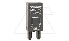 Модуль AMD-RC, резистор+конденсатор, 6_24VAC, черный, для SRU, SKF14, SKC, SKB, STB, SRC*-E, GZT, GZM, GZS, GZMB, ES32 | код AMD-RC/6_24VAC | Shenler