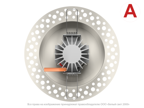 Аварийный светильник BS-RADAR-83-L1-INEXI2 White | код a23638 | Белый Свет фото 8