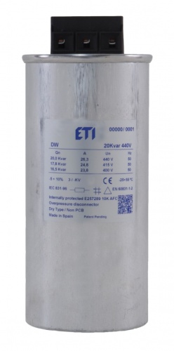 Конденсаторная батарея LPC-DW_440V 25 kVAr | код 004656863 | ETI