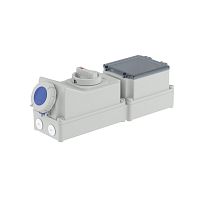 Розетка настенная с механической блокировкой и DIN-рейкой на 6 модулей WSD IP67 63А 2P+E 230В | код DIS5686383 | DKC