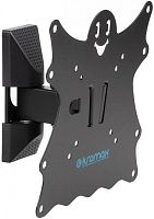 Кронштейн для телевизора Kromax Casper-202 черный 20-43 макс.30кг настенный поворот и наклон | код 1030492 | KROMAX