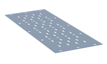 Вставка донная основание 600 мм (толщина 1 мм) HDZ EKF | код vd600-1-HDZ | EKF