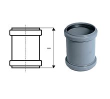 Муфта ремонтная 50 мм | код 112500 | Ostendorf