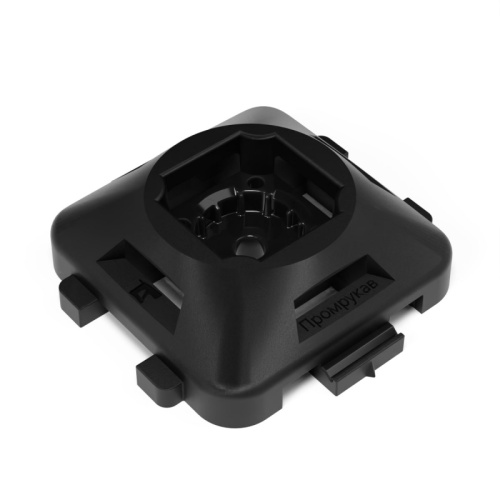 Площадка под стяжку усиленная для прямого монтажа в гофроящике черная (850 шт/кор) Промрукав | код PR13.0483 | ПРОМРУКАВ