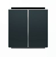 Клавиша для 2-клавишных выключателей/переключателей/кнопок, серия SKY, цвет чёрный бархат 8511 NS | код 2CLA851100A1501 | ABB