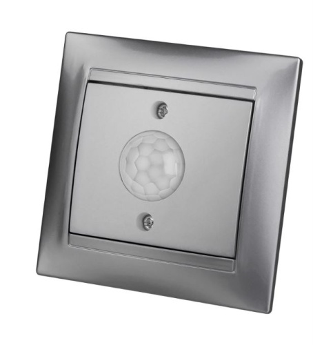 Выключатель с датчиком движения 1А серебр.металлик Лама TDM | код SQ1815-0248 | TDM Выключатель с датчиком движения 1А серебр.металлик Лама TDM | код SQ1815-0248 | TDM