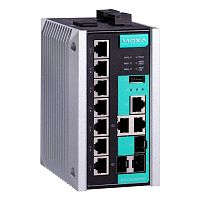 Коммутатор EDS-510E-3GTXSFP-T Managed Gigabit Ethernet switch with 7 10/100BaseT(X) ports, and 3 10/100/1000BaseT(X) or 100/1000BaseSFP combo ports, t | код 00-06084712 | MOXA