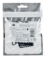 Дюбель-хомут 5-10мм для круглого кабеля нейлон черн. (уп.25шт) | код UDH13-05-10-025-K02 | IEK