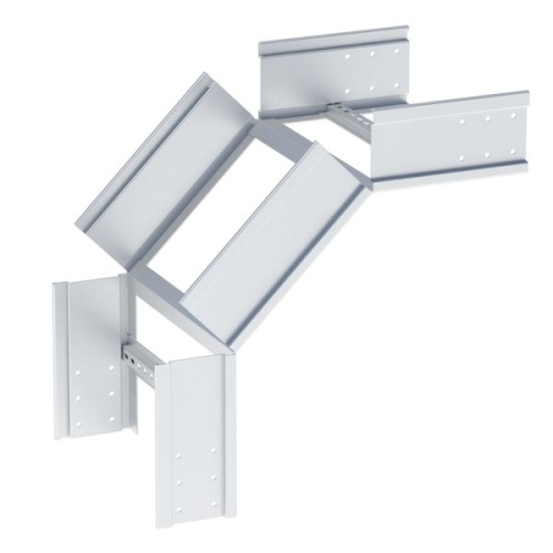 Угол 90 градусов вертикальный внешний лестничный усиленный 150x900 мм (2 мм) HDZ EKF | код voltp90150900-2-HDZ | EKF