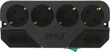 Сетевой фильтр Most СRG 5м (6 розеток) черный (блистер) | код 633403 | MOST