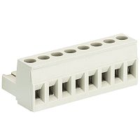 Розеточный разъем, угловой, на кабель, шаг 5,00 мм, 5 полюсов, номинальное сечение: 2,5 мм кв., винтовая фиксация провода, 400V, 12А, без маркировки, цвет: серый, серия 8113 B OB | код 25.320.3553.0 | Wieland