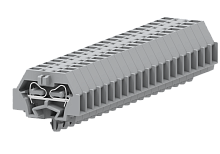 240157 Клемма TB проходная 1-1 с бок. подключ. с защелк. ножками, сер., 07 конт., сеч.1.5мм2, шт | код 240157 | SUPU