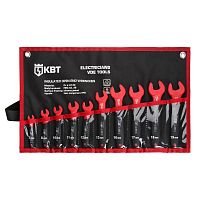 Набор изолир. однорожковых ключей 10 шт. НИИ-10 (КВТ) | код 63844 | КВТ