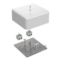 Коробка огнестойкая для кабель-канала 40-0470-FR2.5-6 Е15-Е120 103х103х45 RAL9003 (22 шт/кор) Промрукав | код 40-0470-FR2.5-6 | ПРОМРУКАВ