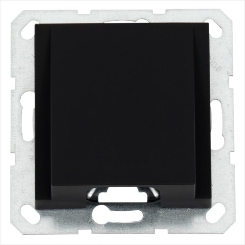 Вывод кабеля механизм черн. матов. soft touch Jasmart G8210PB