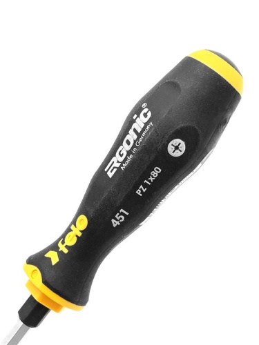 Отвертка Ergonic крестовая ударная PZ 1X80 | код 45110240 | FELO фото 4