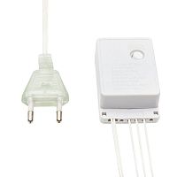 Гирлянда светодиодный Дождь 1,5х1,5 м, свечение с динамикой, прозрачный провод, 230 В, диоды синие | код 235-033 | Neon-Night