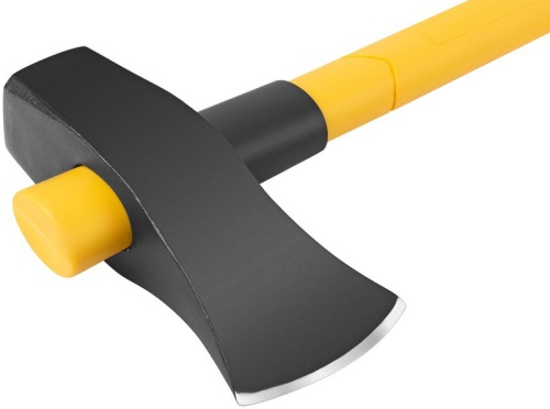 Топор-колун кованый 900мм 3600г фибергласовая длинная ручка FIT 46179 фото 4