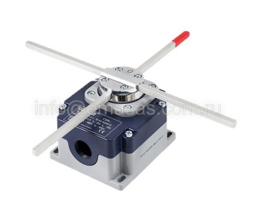 Перекрестный концевой выключатель, рычаг 200 мм, шаг 1-вперед / 1-назад, (угол поворота 180градусов), CSM02 | код CSM02 | EMAS