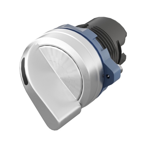 Головка переключателя на 2 положения с возвратом стандартная ручка, черный, алюминий | код M22S-M2A | DKC Головка переключателя на 2 положения с возвратом стандартная ручка, черный, алюминий | код M22S-M2A | DKC