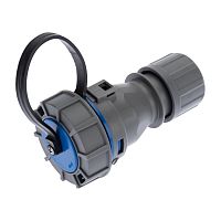 Розетка кабельная переносная влагозащищенная 16 А, 2Р+РЕ, IP68 REXANT | код 111-121 | REXANT